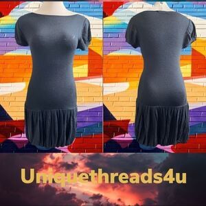 Motivi Women’s Black Wool Dress Size Medium